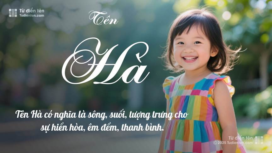 Ý nghĩa ngắn gọn của tên Hà
