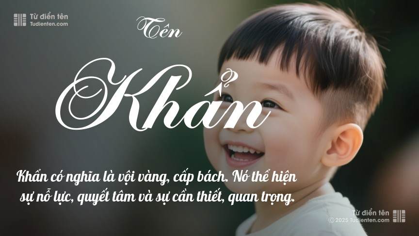 Ý nghĩa ngắn gọn của tên Khẩn