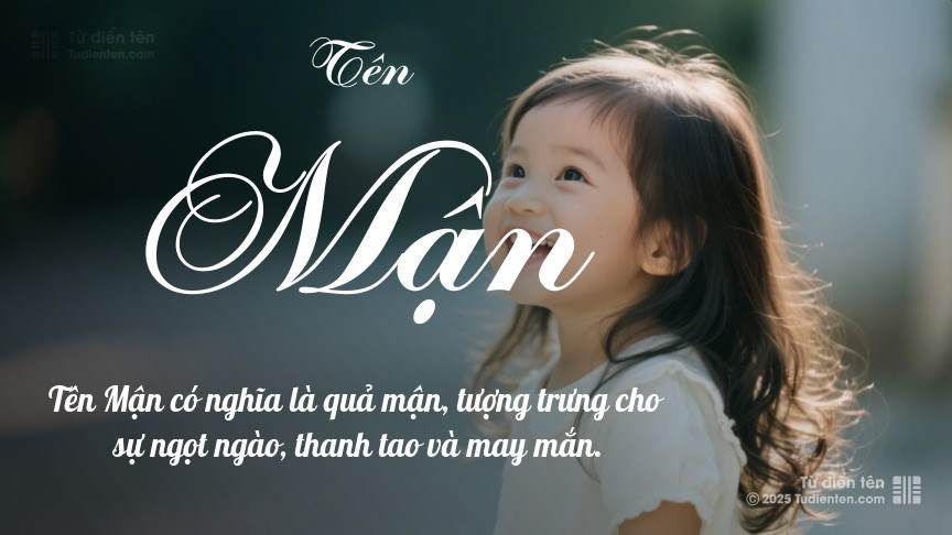 Ý nghĩa ngắn gọn của tên Mận
