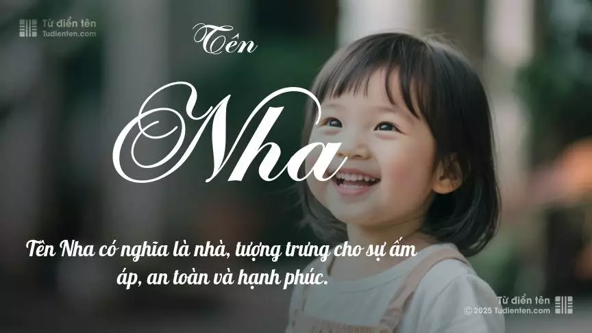 Tên Nha phổ biến hơn ở bé gái, thường gợi lên sự dịu dàng.