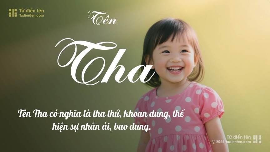 Tên Tha: Ý nghĩa, Phân tích, Hán Việt, Phong thủy và Thần số học