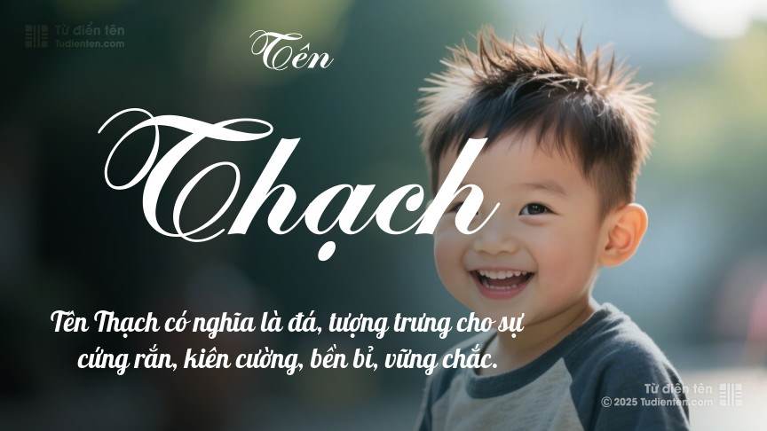 Ý nghĩa ngắn gọn của tên Thạch