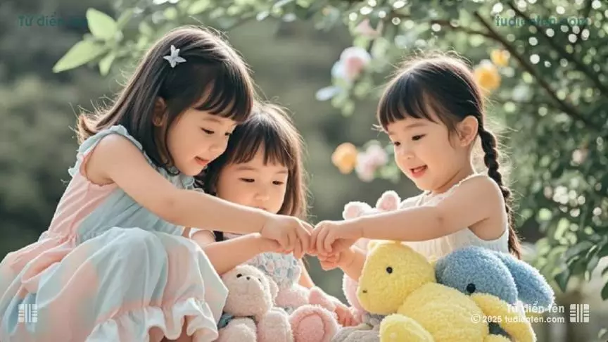 Tên con Tốt bụng - mong con luôn giữ tấm lòng nhân ái và giúp đỡ mọi người xung quanh.